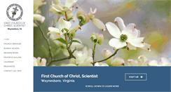 Desktop Screenshot of christiansciencewaynesboro.com