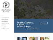 Tablet Screenshot of christiansciencewaynesboro.com